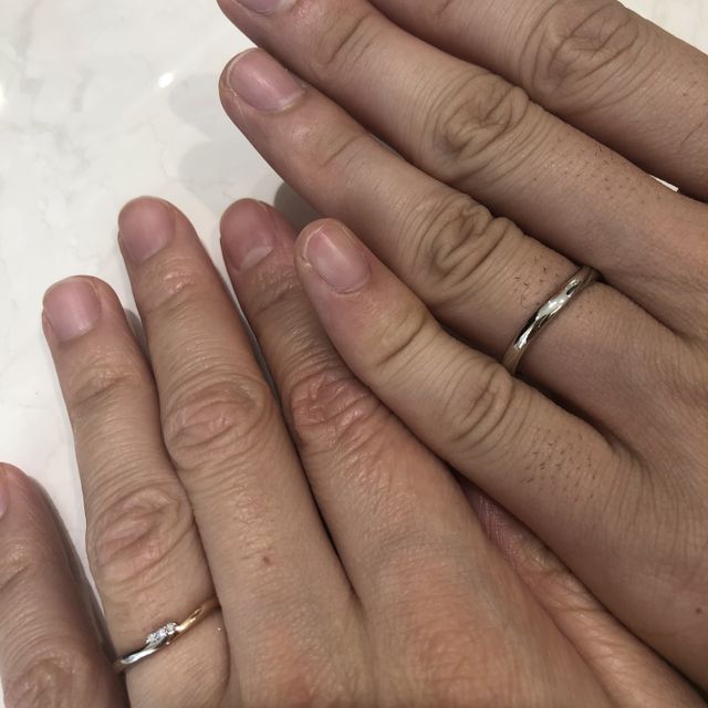 【Bridal Jewelry Fujita(ブライダルジュエリーフジタ)の口コミ】 授かり婚で、突然入籍となり、少々慌てて指輪を探すことになりました。予…