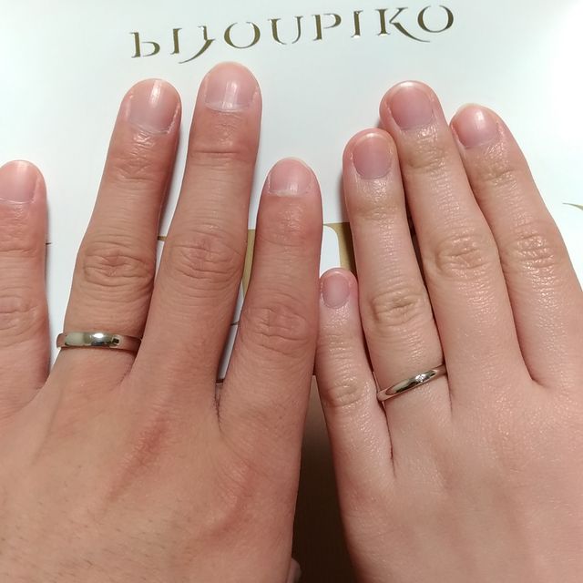 【PORTADA(ポルターダ)の口コミ】 店員さんと話し合い、指輪のかたちやダイヤモンドの大きさ、シンプルなも…