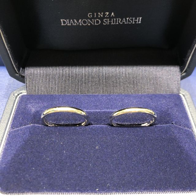 【銀座ダイヤモンドシライシの口コミ】 シンプルなものを探していくつか店舗を回っていた時に、「シンプルの中の…