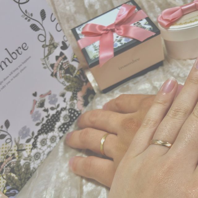 【insembre(インセンブレ)の口コミ】 ペアリングを探しており、そんなに高くない物を...と思っていましたが、彼…