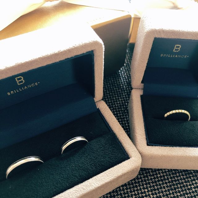 【BRILLIANCE+(ブリリアンスプラス)の口コミ】 プラチナリングに関して、シンプルなデザインの物だけでも本当にたくさん…