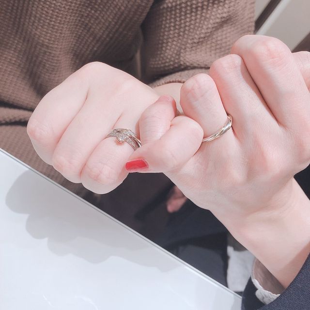 【Beauty and the Beast(ディズニー美女と野獣)の口コミ】 二人ともディズニーの美女と野獣が好きだったことから美女と野獣の指輪を…