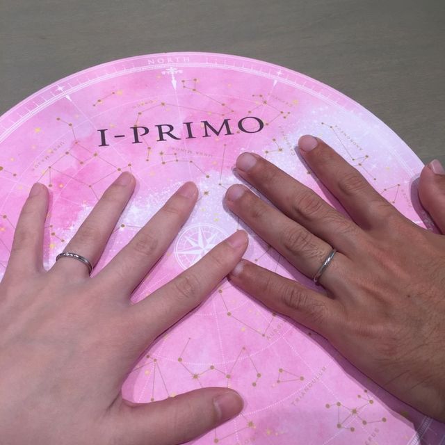 【アイプリモ(I-PRIMO)の口コミ】 デザインがシンプルがいいと思い選びました。ダイヤが入ってないのをとお…