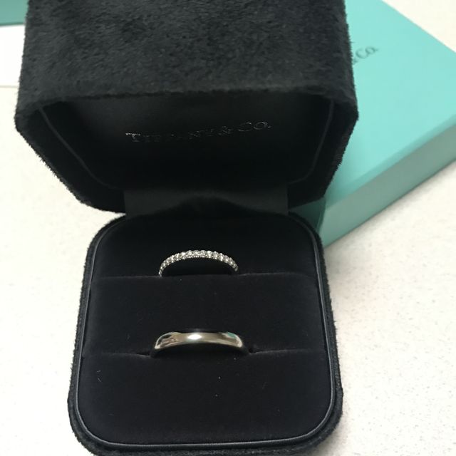 【ティファニー(Tiffany & Co.)の口コミ】 フルエタニティよりハーフエタニティの方がサイズ変更ができ、お葬式の時…