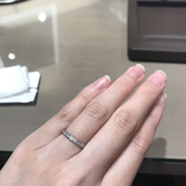 【アイプリモ(I-PRIMO)の口コミ】 フリルの可愛らしい指輪は他にはない珍しいデザインでとても可愛らしかっ…