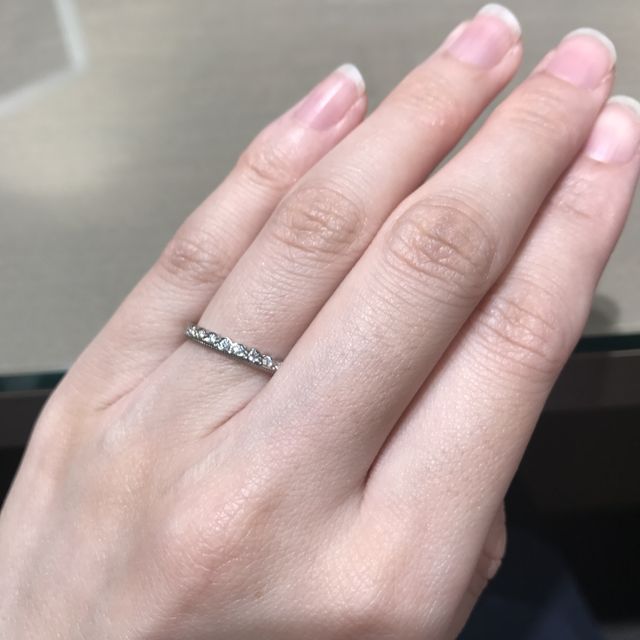 【アイプリモ(I-PRIMO)の口コミ】 フリルの可愛らしい指輪は他にはない珍しいデザインでとても可愛らしかっ…