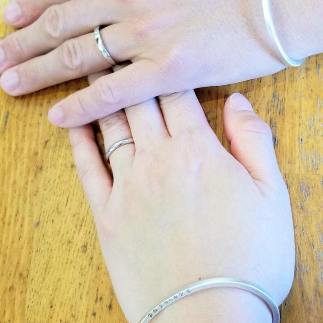 【THREE TREES(スリーツリーズ)の口コミ】 最大のポイントはやっぱり二人で一緒に世界で一つだけの指環が作れるとい…