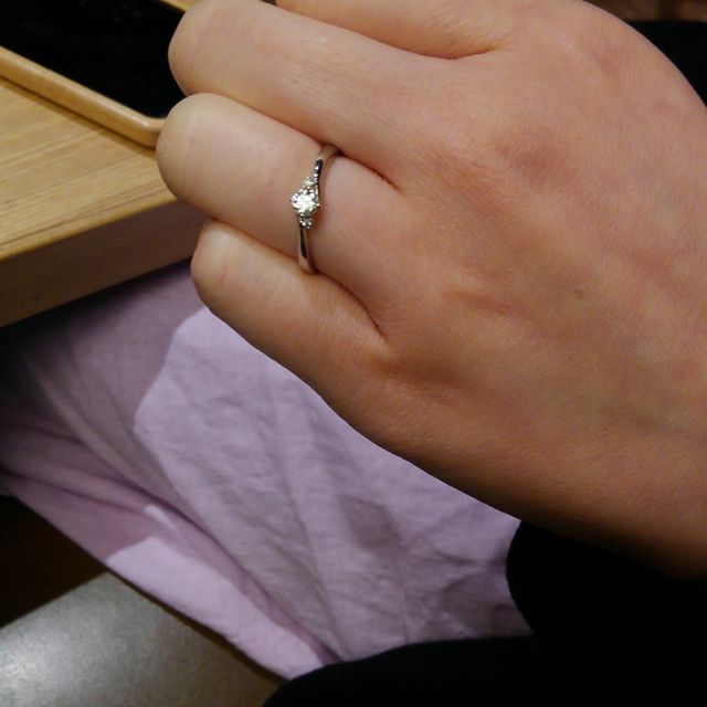 【アイプリモ(I-PRIMO)の口コミ】 結婚指輪は悩みましたが、両方が一番映えるくみあわせだったので、結局婚…