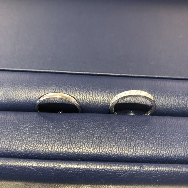 【銀座ダイヤモンドシライシの口コミ】 ハーフエタニティリングをずっと探していて、太さやダイヤの形、デザイン…