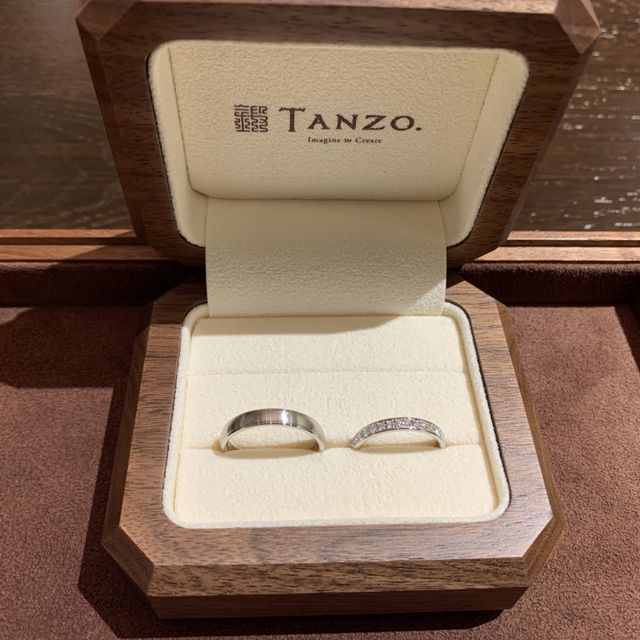 【TANZO.(鍛造指輪)の口コミ】 他社と比較し、結婚指輪の耐久性が優れており、アフターケアもしっかりと…