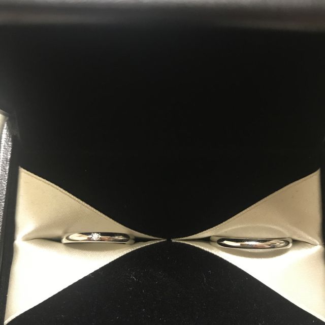 【エクセルコダイヤモンド(EXELCO DIAMOND)の口コミ】 シンプルなデザインを探していて、その意思を伝えたら意向に合う商品をた…