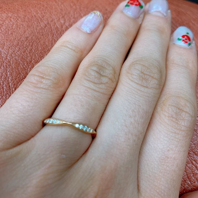 【シャネル(CHANEL)の口コミ】 ピンクゴールドで、ダイヤモンドの着いた指輪を探していました。婚約指輪…