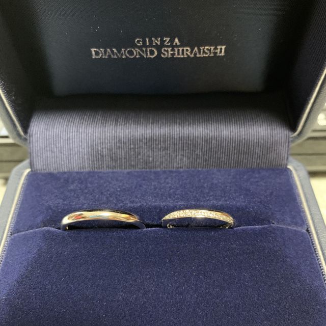 【銀座ダイヤモンドシライシの口コミ】 インターネットで結婚指輪を探していた時に、銀座ダイヤモンドシライシの…