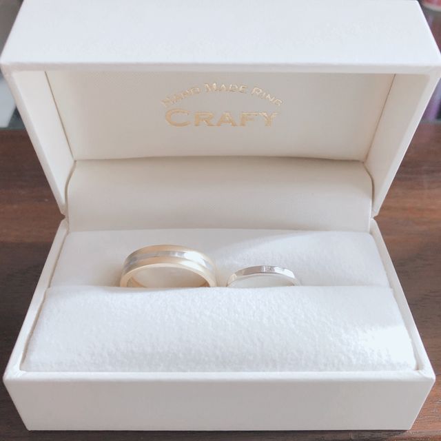 【CRAFY(クラフィ)の口コミ】 一生つける指輪を自分たちで作って形にできるところがいいと思ったのと、…
