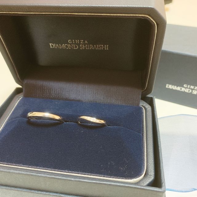 【銀座ダイヤモンドシライシの口コミ】 新婦の私は、仕事上あまり装飾品を着けることができないので、なるべくシ…
