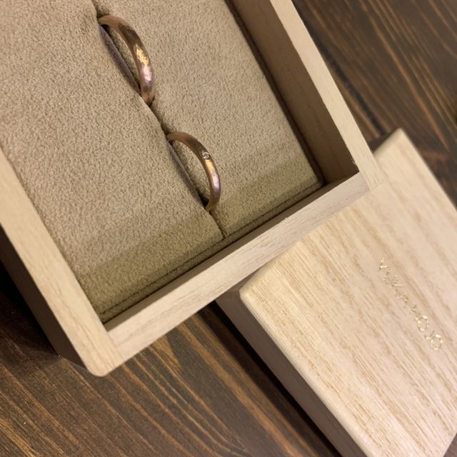 【YUKA HOJO(ユカホウジョウ)の口コミ】 ピンクゴールドが好きなので、男性でも大丈夫なものをずっと探していまし…