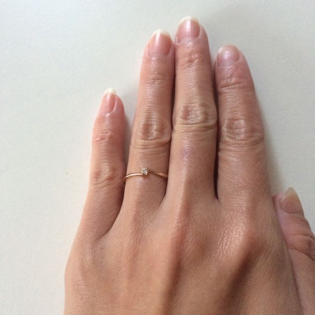 【サマンサティアラブライダル(Samantha Tiara Bridal)の口コミ】 いつでも、どんな時にでも着けることができる、シンプルなものをさがして…