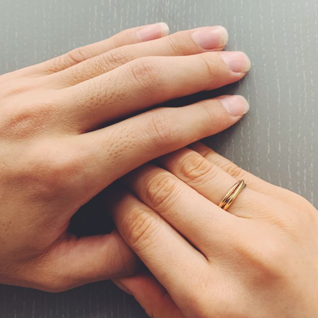 【カルティエ(Cartier)の口コミ】 カルティエのトリニティリングは、昔から人気のデザインで、よく見かけま…