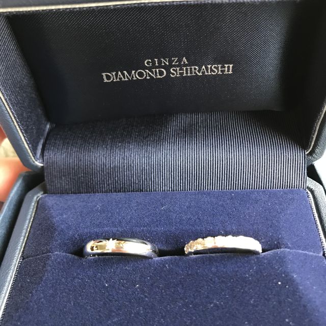 【銀座ダイヤモンドシライシの口コミ】 エタニティリングが欲しかったのでこのリングを選びました。ダイヤモンド…