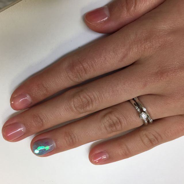 【TRECENTI(トレセンテ)の口コミ】 ダイヤが離れて3つ付いているデザインがめずらしく、見た瞬間に可愛い！と…