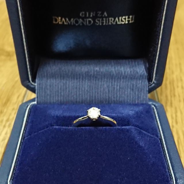 【銀座ダイヤモンドシライシの口コミ】 店員さんの接客とダイヤモンドの美しさ！写真キレイに撮れなくてすみませ…