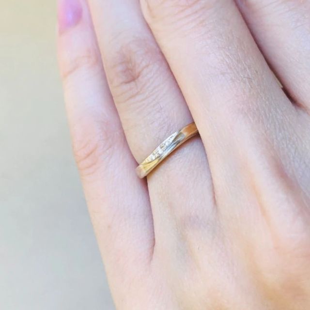 【杢目金屋(もくめがねや)の口コミ】 色々な金属を組み合わせて造られる世界に一つだけの木目模様が綺麗なリン…