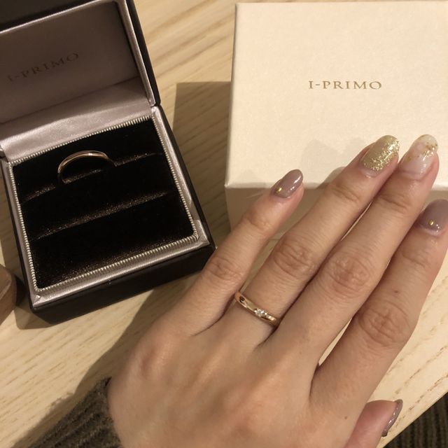 【アイプリモ(I-PRIMO)の口コミ】 ほかのデザインと最後の最後まで迷いましたが、内側に丸みの入ったつけ心…