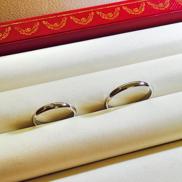 【カルティエ(Cartier)の口コミ】 学生の時からの憧れのブランドでした。シンプルかつ上品でリングの細さも…