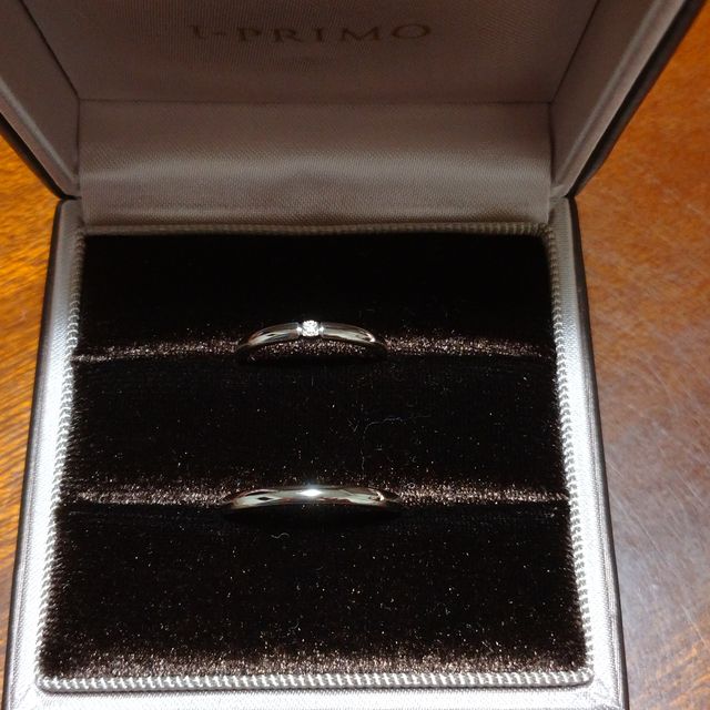 【アイプリモ(I-PRIMO)の口コミ】 二人とも指が細いので、シャープなものが欲しかったです。予算は結婚式が…