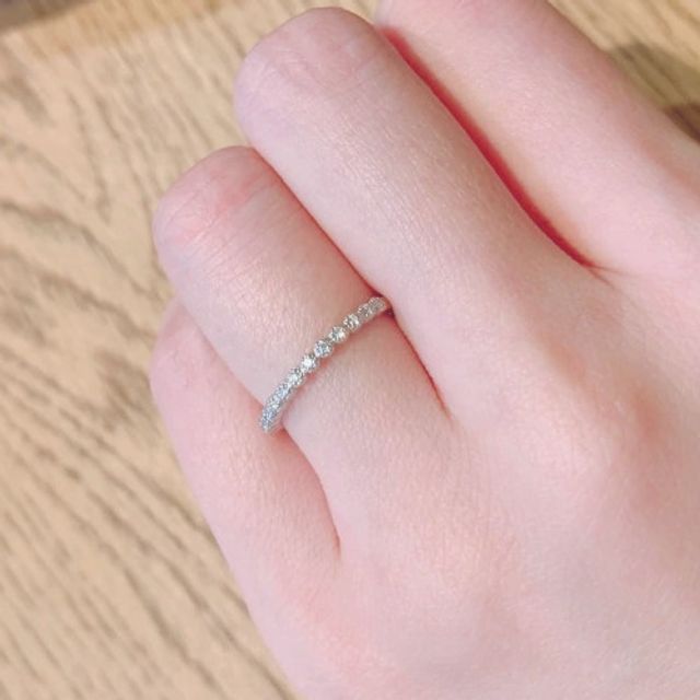 【BIJOUPIKO(ビジュピコ)の口コミ】 最初はシンプルにダイヤが一石もしくは全く付いていないタイプを探して試…