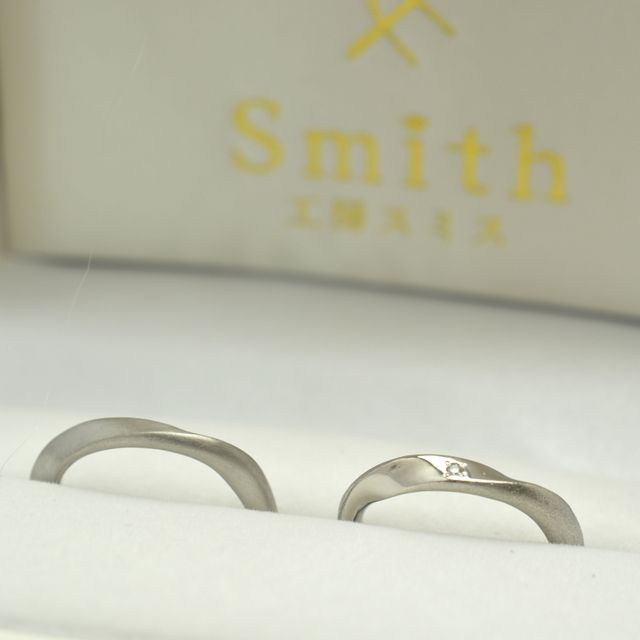 【Smith(工房スミス)の口コミ】 もともと、シルバーの指輪作成をsmith工房で体験しており、結婚指輪につい…