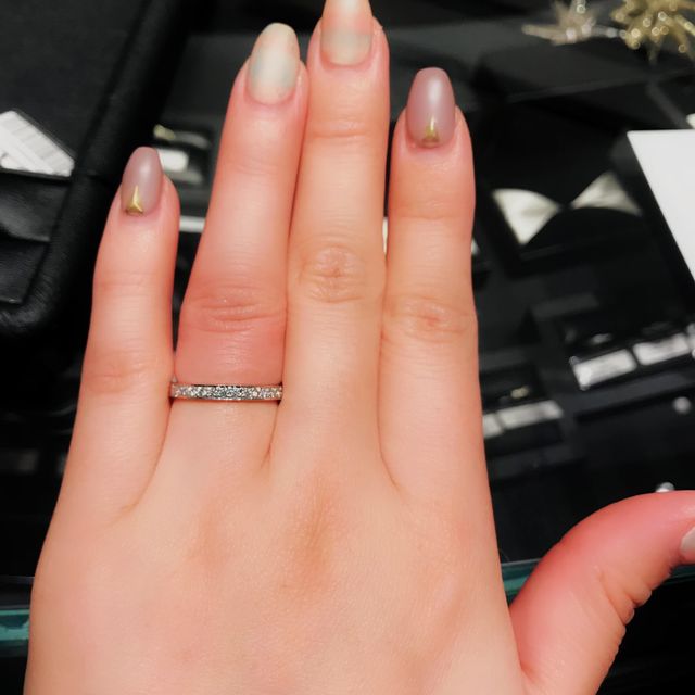 【エクセルコダイヤモンド(EXELCO DIAMOND)の口コミ】 エタニティーリングが欲しかったので、いくつか他の店舗、ブランドも見ま…