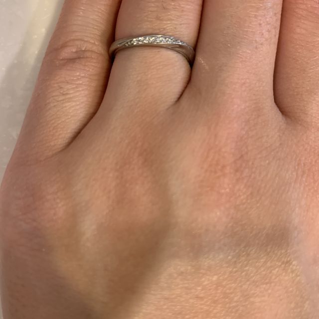 【festaria bijou SOPHIA(フェスタリア ビジュソフィア)の口コミ】 結婚指輪は、あまり大ぶりなものではなくシンプルで綺麗なものを探してい…