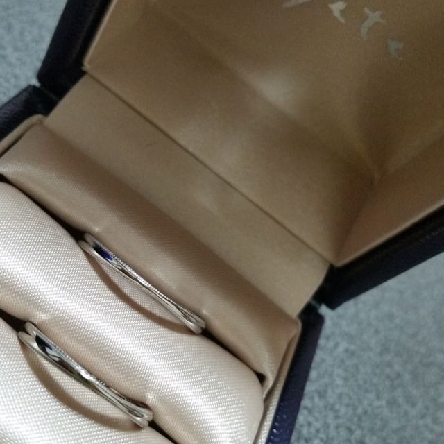 【agete(アガット)の口コミ】 最初はもっと幅のあるものを考えていましたが実際につけてみてもしっくり…