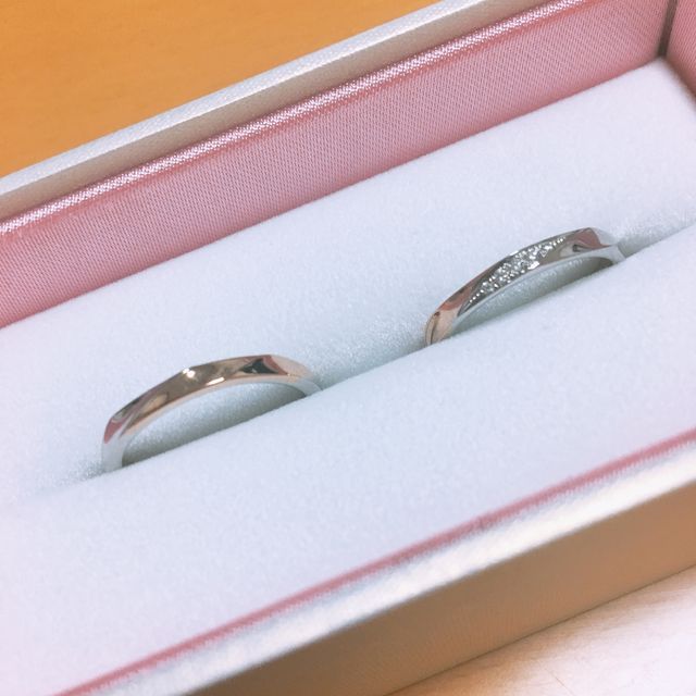 【nocur(ノクル)の口コミ】 ダイヤモンドが小さいですが5つもついていてきらきらしているところと、指…