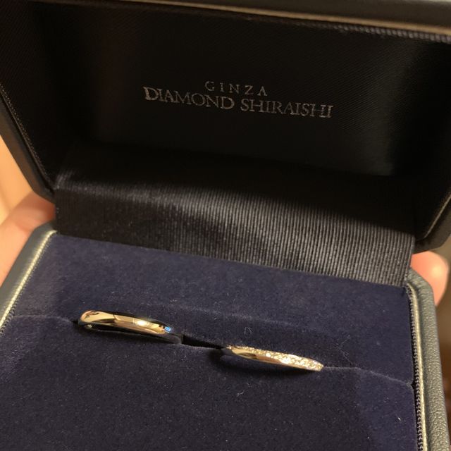 【銀座ダイヤモンドシライシの口コミ】 まず、女性のリングのデザインに一目惚れしました！
お値段も納得いくお値…