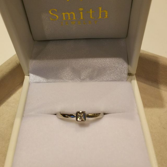 【Smith(工房スミス)の口コミ】 既製品で、彼女のサイズにあった指輪がうまく見つからず、合うものはない…