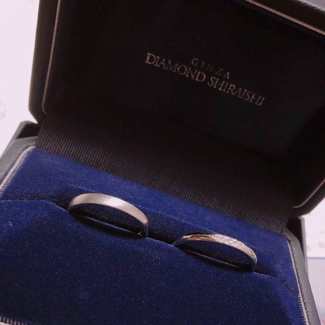 【銀座ダイヤモンドシライシの口コミ】 初めて見に行った時はピングゴールドの入った物にしようと思っていました…