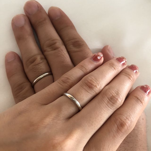 【CRAFY(クラフィ)の口コミ】 プラチナ素材のシンプルリングを探していました。CRAFYでプラチナ素材のシ…