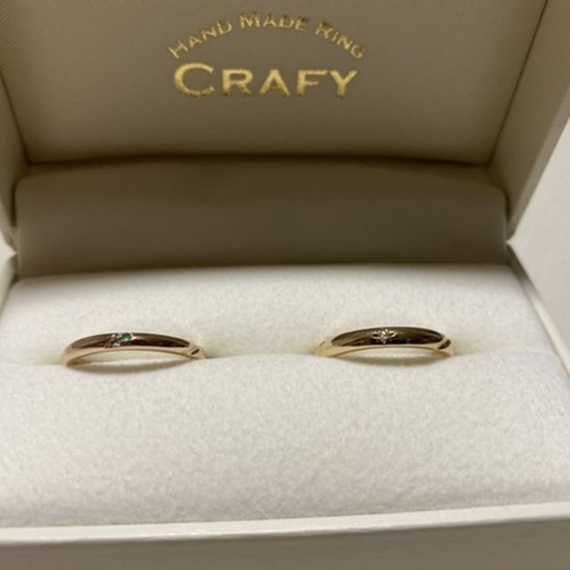 【CRAFY(クラフィ)の口コミ】 一から指輪のデザインを自分で決めることが出来るので、世界に一つだけの…