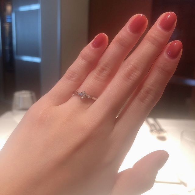 【ヴァンドーム青山(VENDOME AOYAMA)の口コミ】 他社のブランドも回りましたが、ヴァンドームの購入した指輪は一石だけじ…