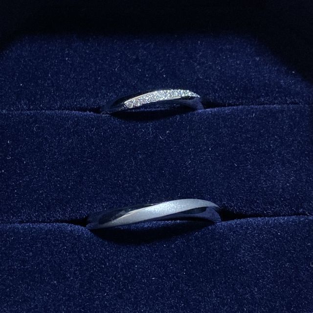 【4℃ BRIDAL(ヨンドシーブライダル)の口コミ】 婚約指輪は、0.25ct〜0.3ctのものをいろいろと試着させていただきましたが…