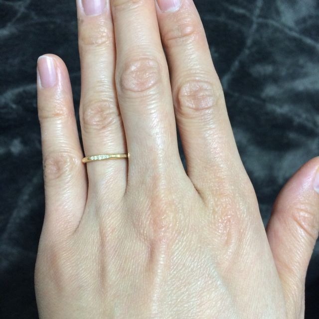 【ヴァンドーム青山(VENDOME AOYAMA)の口コミ】 私はプラチナではなくゴールドを探していました。
リング自体のデザインも…