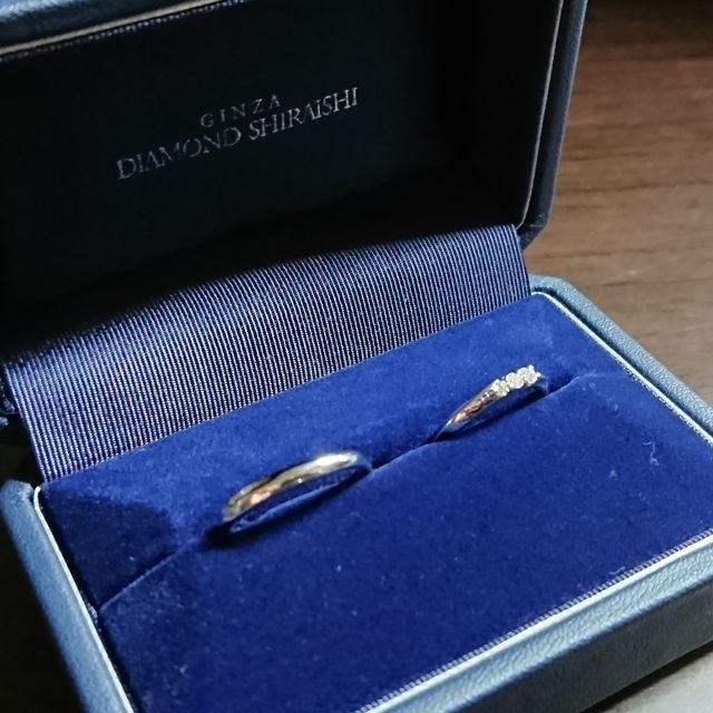 【銀座ダイヤモンドシライシの口コミ】 色々なお店を見て、どれも素敵で大変悩みましたが、ダイヤモンドの輝きは…