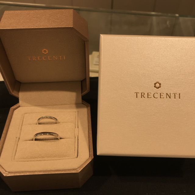 【TRECENTI(トレセンテ)の口コミ】 つけ心地がよいと評判を聞き、来店を決めました。双子ダイヤモンドという…