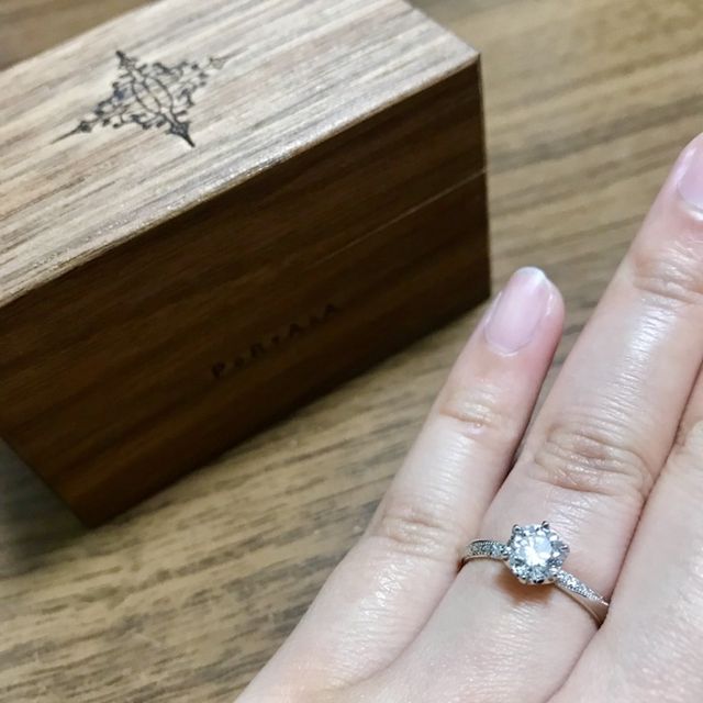 【PORTADA(ポルターダ)の口コミ】 元々はメレダイヤやサイドストーンがついていない、ストレートかつシンプ…