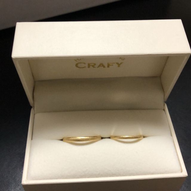 【CRAFY(クラフィ)の口コミ】 同じデザインがいいね、という話になって2人が気に入ったものでつくりまし…