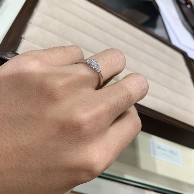 【TRECENTI(トレセンテ)の口コミ】 ちょうど梅田でエンゲージリンスとマリッジリングを探していたところ、ト…