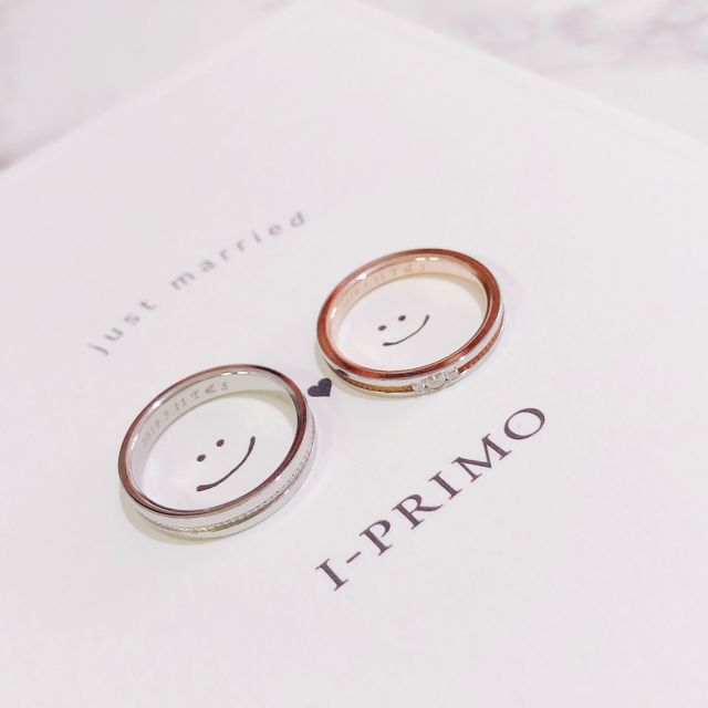 【アイプリモ(I-PRIMO)の口コミ】 色々な店舗で指輪を見ましたが、色黒なわたしにはプラチナよりピンクゴー…