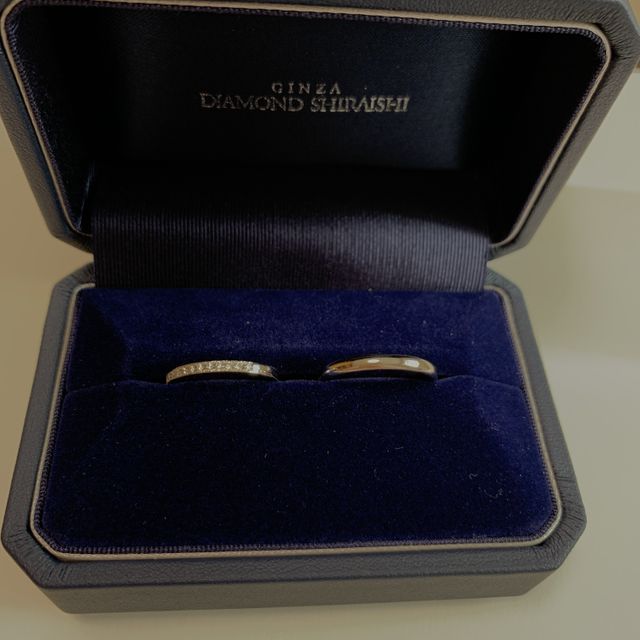 【銀座ダイヤモンドシライシの口コミ】 ハーフエタニティを希望していたので、デザインよりはダイヤモンドの品質…